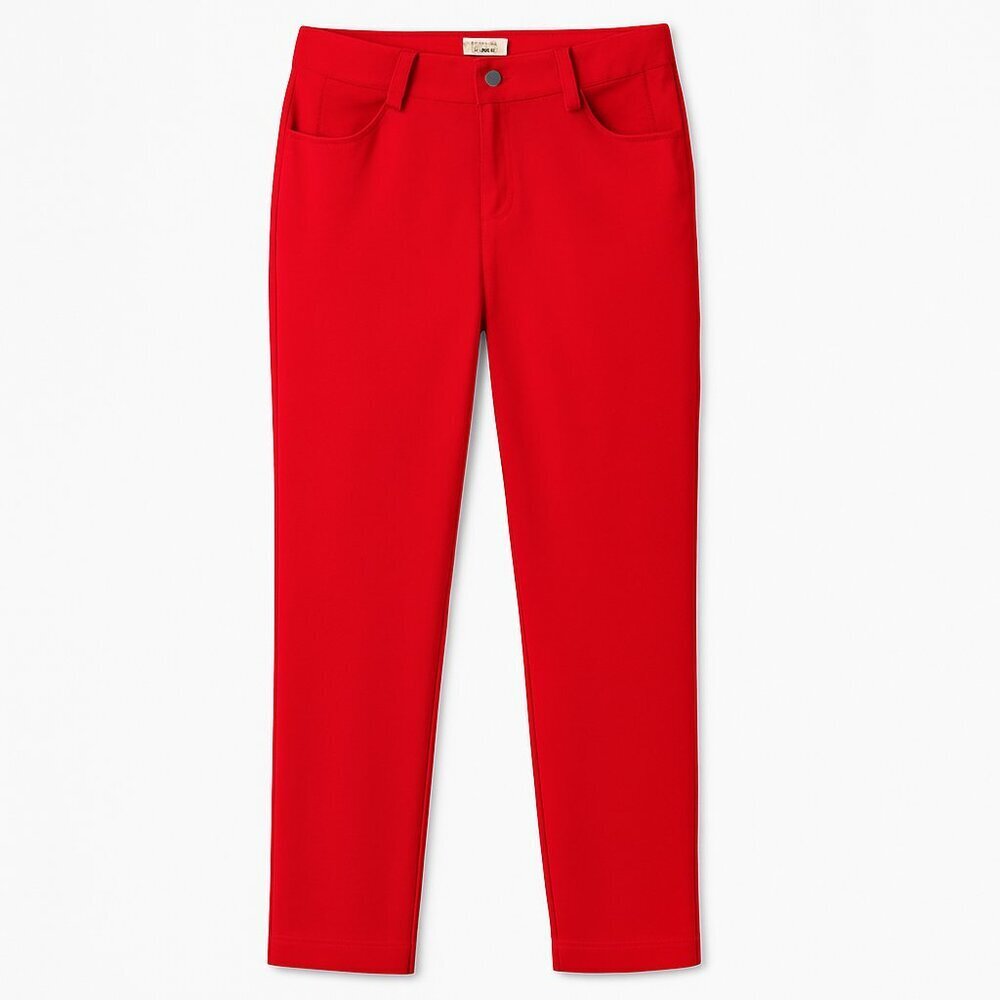 Cato Red Pants Sz 4 Women’s Dress Slacks Work Career Chic